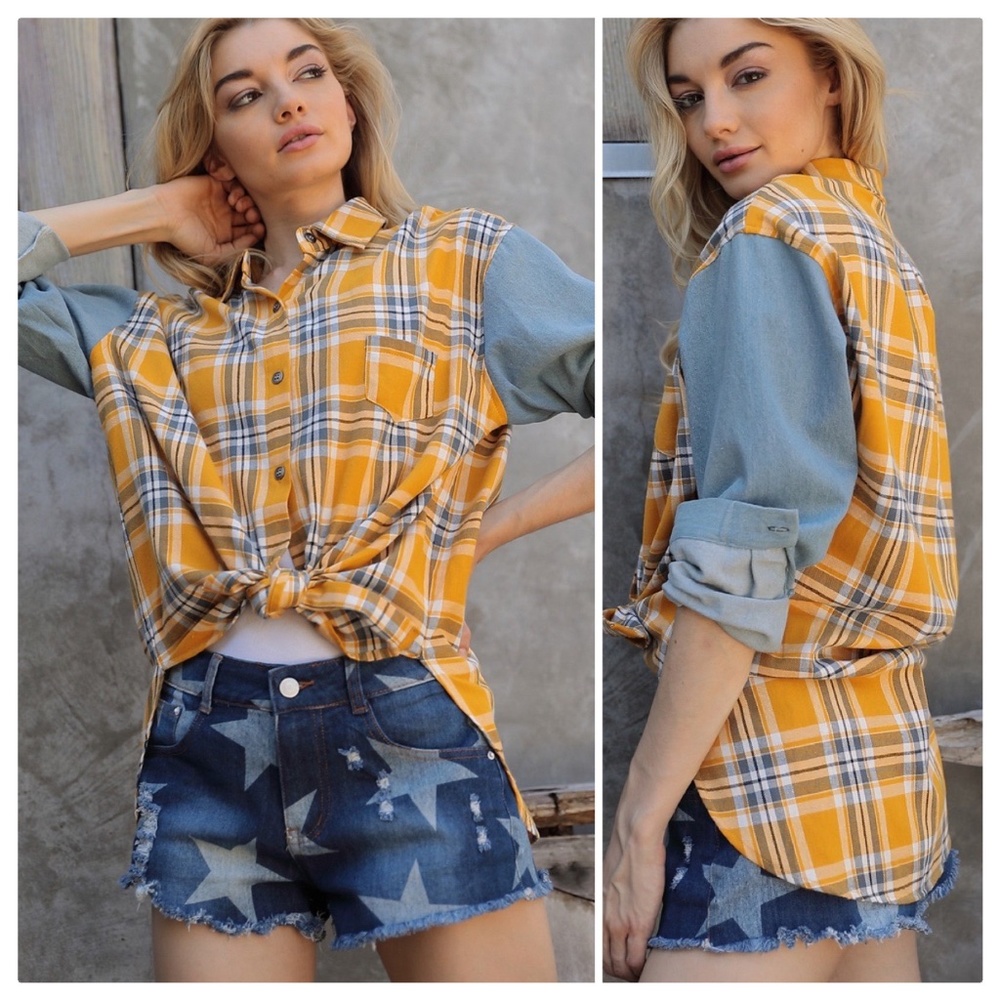 90s Rebel Flannel Plaid Oversized Shirt